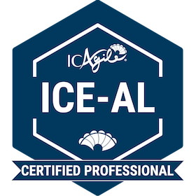 ICAgile Expert in Agile Leadership certified professional badge